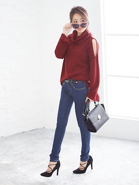 「アイテム（その他シューズ）」を使った、夢展望（YUMETENBO)さん（レディース・163cm・20代）の秋コーディネート