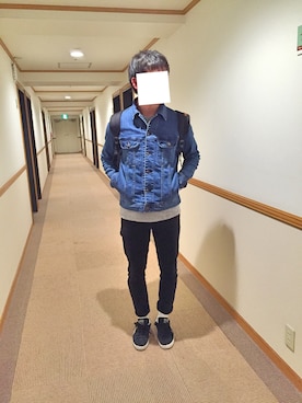 「卒業旅行」｜「アイテム（ジャケット/アウター）」を使った、じんばさん（メンズ・173cm）の冬コーディネート