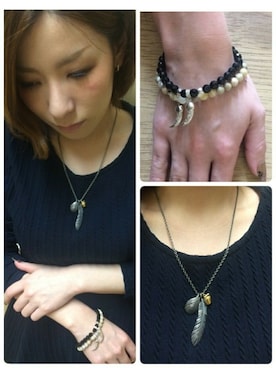 「アイテム（ブレスレット）」を使った、okiayuさん（レディース・144cm）の夏コーディネート