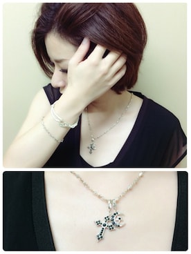 「アイテム（ネックレス）」を使った、okiayuさん（レディース・144cm）の秋コーディネート