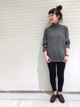 てらさんさん（レディース・157cm）の秋コーディネート