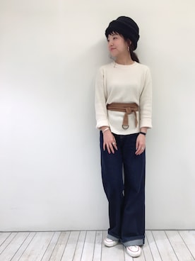 てらさんさん（レディース・157cm）の秋コーディネート