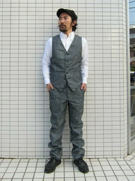 中井　皓次さん（メンズ・166cm）の春コーディネート