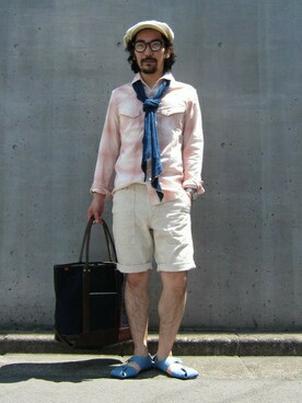 中井　皓次さん（メンズ・166cm）の春コーディネート