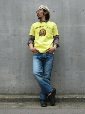 中井　皓次さん（メンズ・166cm）の春コーディネート