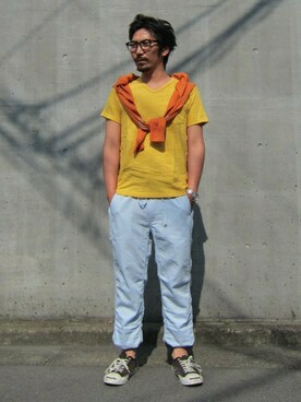 中井　皓次さん（メンズ・166cm）の夏コーディネート