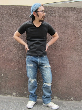 中井　皓次さん（メンズ・166cm）の春コーディネート