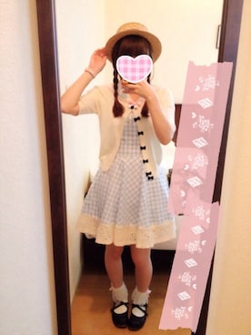 「F i.n.t（フィント）のアイテム（その他アウター）」を使った、こゆきまるさん（レディース・162cm）の秋コーディネート