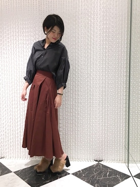 「OSMOSIS（オズモーシス）のアイテム」を使った、OSMOSIS天王寺ミオ店さん（レディース・162cm）の夏コーディネート