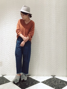 「テラコッタ」｜OSMOSIS天王寺ミオ店さん（レディース・155cm）の夏コーディネート