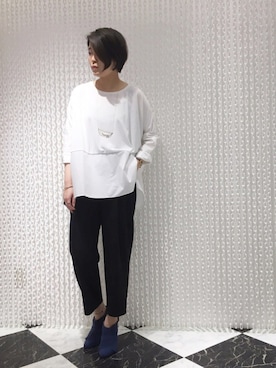 OSMOSIS天王寺ミオ店さん（レディース・163cm）の夏コーディネート