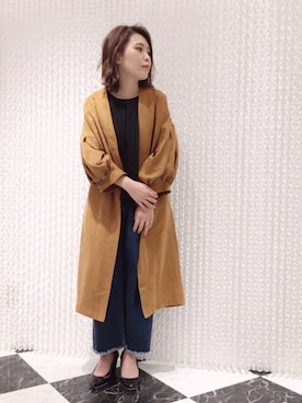 「チュール」｜「アイテム（その他アウター）」を使った、OSMOSIS天王寺ミオ店さん（レディース・155cm）の夏コーディネート