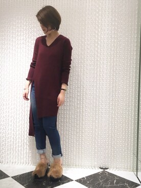 「OSMOSIS（オズモーシス）のアイテム（シューズ）」を使った、OSMOSIS天王寺ミオ店さん（レディース・163cm）の秋コーディネート