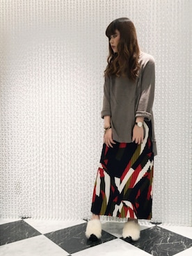 「OSMOSIS（オズモーシス）のアイテム（シューズ）」を使った、OSMOSIS天王寺ミオ店さん（レディース・167cm）の秋コーディネート