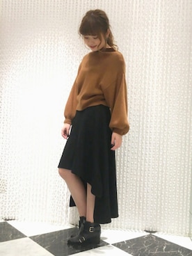 「OSMOSIS（オズモーシス）のアイテム（シューズ）」を使った、OSMOSIS天王寺ミオ店さん（レディース・167cm）の秋コーディネート