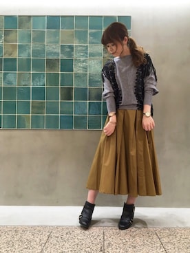 「OSMOSIS（オズモーシス）のアイテム（シューズ）」を使った、OSMOSIS天王寺ミオ店さん（レディース・167cm）の秋コーディネート