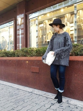 「ファークラッチ」｜OSMOSIS天王寺ミオ店さん（レディース・163cm）の秋コーディネート