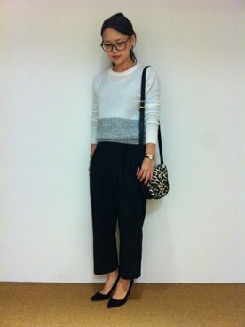 Salon de la Trinite'有楽町店スタッフさん（レディース・160cm）の秋コーディネート