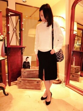 Salon de la Trinite'有楽町店スタッフさん（レディース・159cm）の秋コーディネート