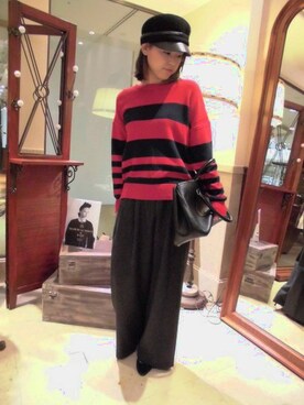 Salon de la Trinite'有楽町店スタッフさん（レディース・159cm）の秋コーディネート