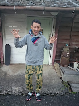 「masterkey（マスターキー）のアイテム」を使った、yusuke さん（メンズ・170cm）の秋コーディネート