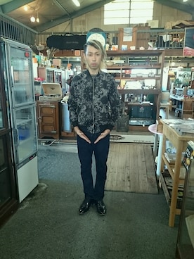 「miraco（ミラコ）のアイテム」を使った、yusuke さん（メンズ・170cm）の秋コーディネート