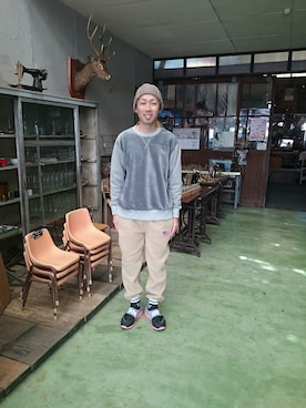 「LAMOND.（ラモンド）のアイテム」を使った、yusuke さん（メンズ・170cm）の秋コーディネート