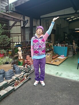 「ALDIES（アールディーズ）のアイテム（帽子）」を使った、yusuke さん（メンズ・170cm）の秋コーディネート