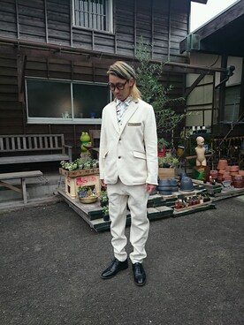 「masterkey（マスターキー）のアイテム（ジャケット/アウター）」を使った、yusuke さん（メンズ・170cm）の秋コーディネート