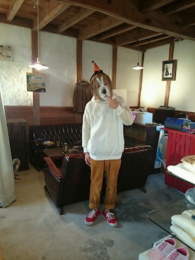 「masterkey（マスターキー）のアイテム（トップス）」を使った、yusuke さん（メンズ・170cm）の秋コーディネート