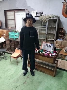 「Star Star（スタースター）のアイテム」を使った、yusuke さん（メンズ・170cm）の秋コーディネート