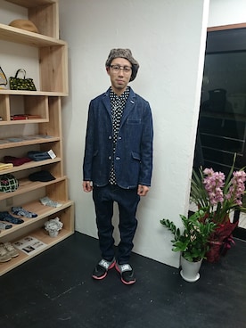 「masterkey（マスターキー）のアイテム（ジャケット/アウター）」を使った、yusuke さん（メンズ・170cm）の冬コーディネート