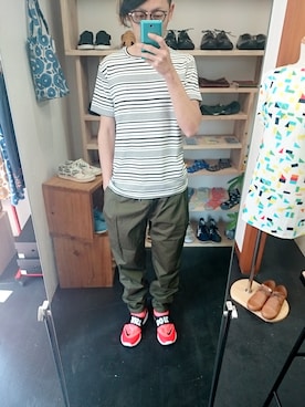 「アイテム（Tシャツ/カットソー、その他）」を使った、yusuke さん（メンズ・170cm）の春コーディネート