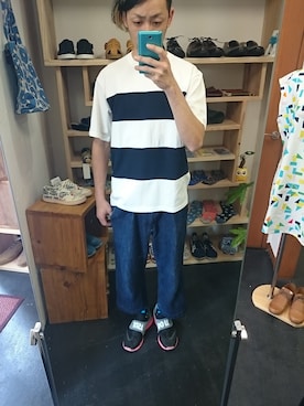 「LAMOND.（ラモンド）のアイテム」を使った、yusuke さん（メンズ・170cm）の春コーディネート