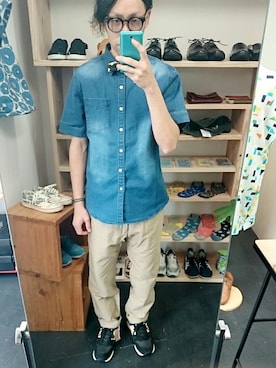 「LiSS（リス）のアイテム」を使った、yusuke さん（メンズ・170cm）の春コーディネート