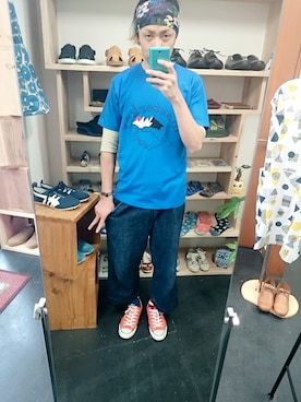 「アイテム（ヘアアクセサリー）」を使った、yusuke さん（メンズ・170cm）の春コーディネート