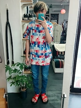 「miraco（ミラコ）のアイテム」を使った、yusuke さん（メンズ・170cm）の春コーディネート