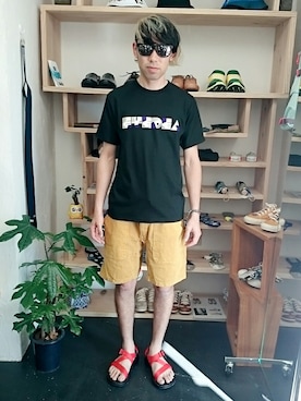 「Chaco（チャコ）のアイテム」を使った、yusuke さん（メンズ・170cm）の春コーディネート