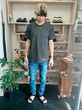 「LAMOND.（ラモンド）のアイテム」を使った、yusuke さん（メンズ・170cm）の夏コーディネート