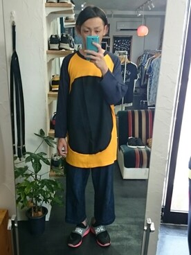 「STORES.jp（ストアーズドットジェーピー）のアイテム」を使った、yusuke さん（メンズ・170cm）の夏コーディネート