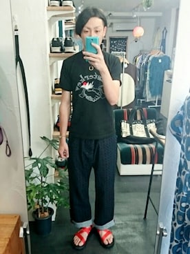「Chaco（チャコ）のアイテム」を使った、yusuke さん（メンズ・170cm）の夏コーディネート
