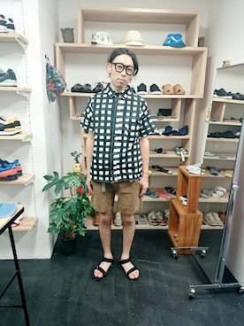 「Teva（テバ）のアイテム」を使った、yusuke さん（メンズ・170cm）の夏コーディネート