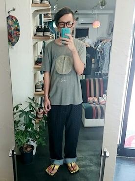 「miraco（ミラコ）のアイテム」を使った、yusuke さん（メンズ・170cm）の夏コーディネート