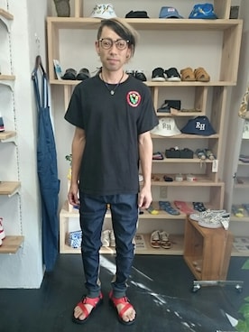 「Chaco（チャコ）のアイテム」を使った、yusuke さん（メンズ・170cm）の夏コーディネート