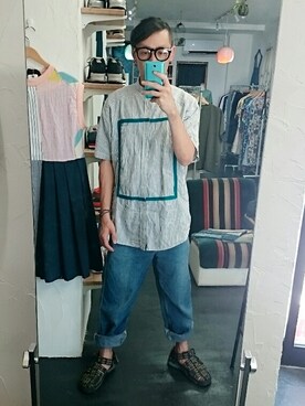 「PHATEE（ファッティー）のアイテム」を使った、yusuke さん（メンズ・170cm）の夏コーディネート