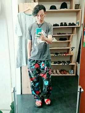 「Chaco（チャコ）のアイテム」を使った、yusuke さん（メンズ・170cm）の秋コーディネート