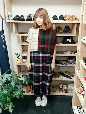 「アイテム（ワンピース/ドレス）」を使った、yusuke さん（メンズ・170cm）の秋コーディネート