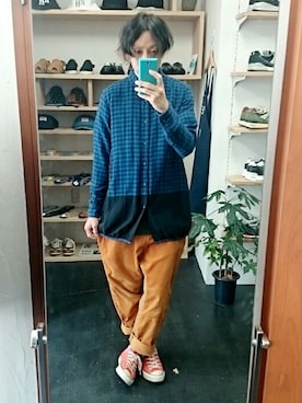 「masterkey（マスターキー）のアイテム」を使った、yusuke さん（メンズ・170cm）の秋コーディネート