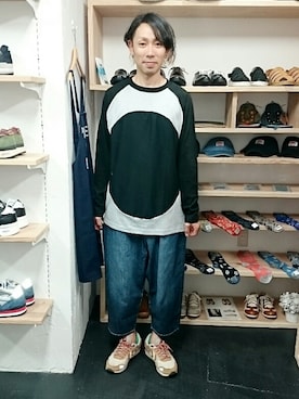 「アイテム（スニーカー、その他）」を使った、yusuke さん（メンズ・170cm）の秋コーディネート