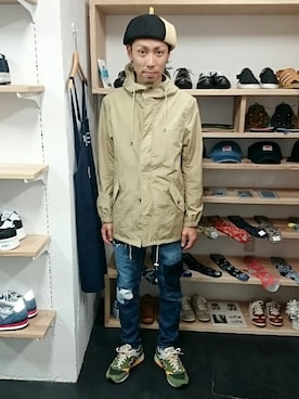 「masterkey（マスターキー）のアイテム（パンツ）」を使った、yusuke さん（メンズ・170cm）の秋コーディネート